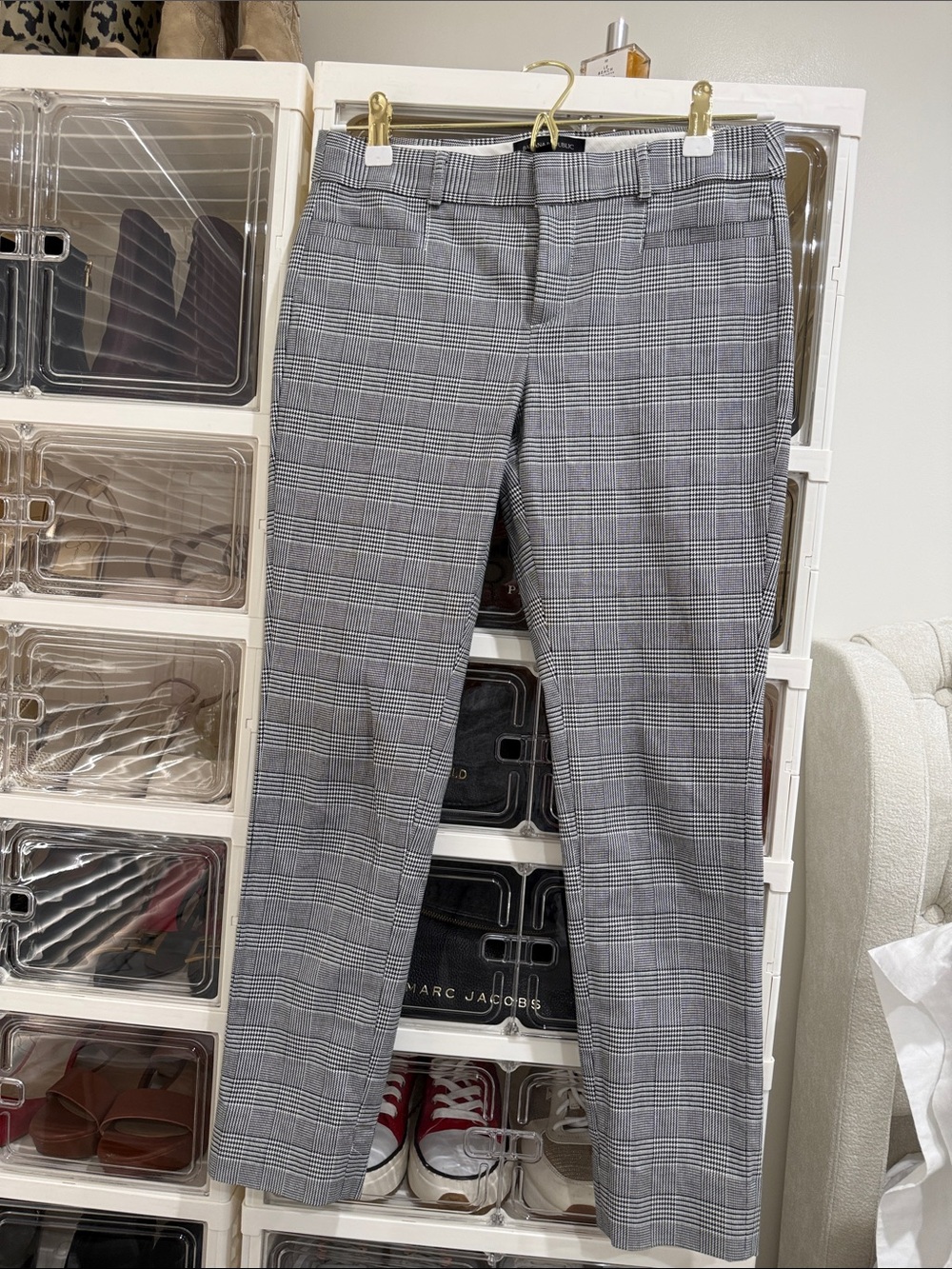 Banana Republic Gray Plaid Men’s Dress Pants